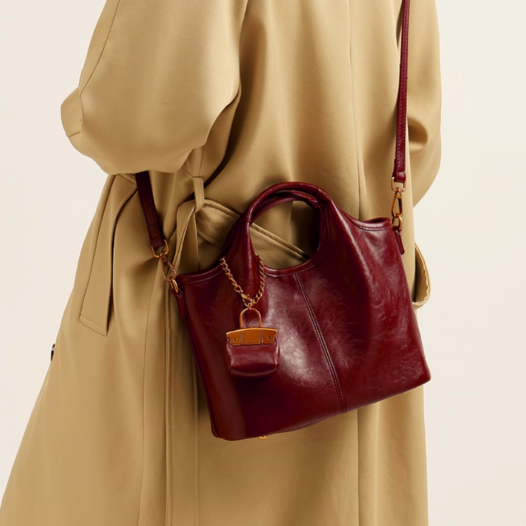 Tang Red 27 Glazed Scarlet Tote