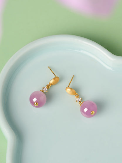 Lilianne Kunzite Drop Earrings