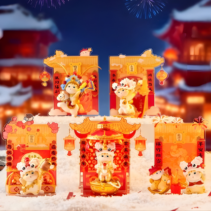 Imperial Cats New Year Figurines