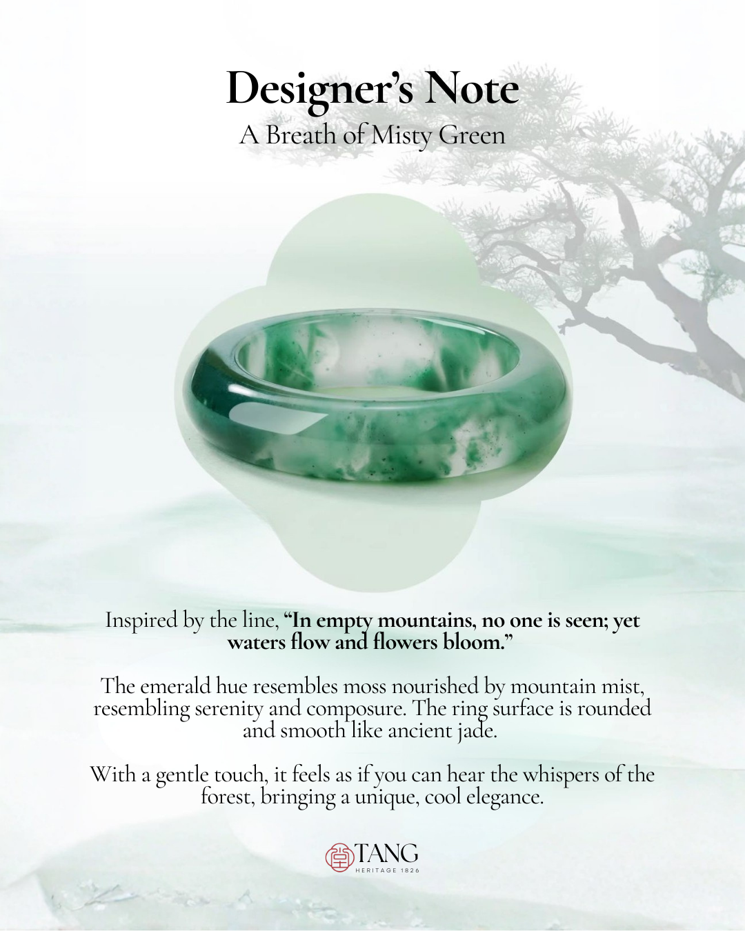 Mountain Mist African Jade Ring