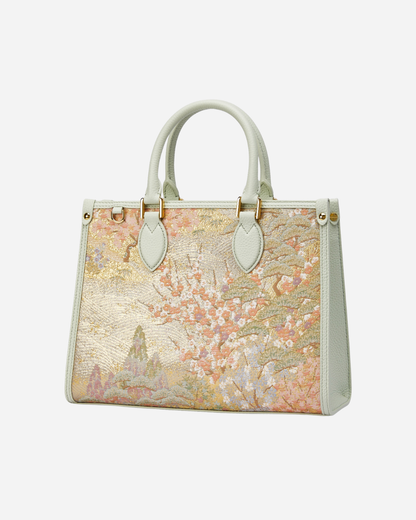 Tang Gold 28 Landscape Nishijin Brocade Tote (Special Invitation Only)