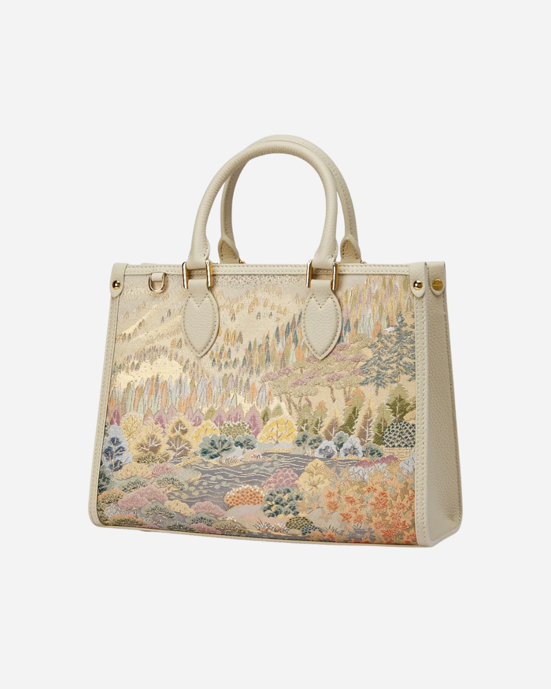 Tang Gold 28 Landscape Nishijin Brocade Tote (Special Invitation Only)