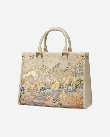 Tang Gold 28 Landscape Nishijin Brocade Tote (Special Invitation Only)