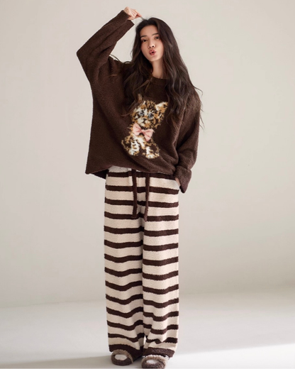 Māo Pajamas Set (Long-Sleeve & Pants)
