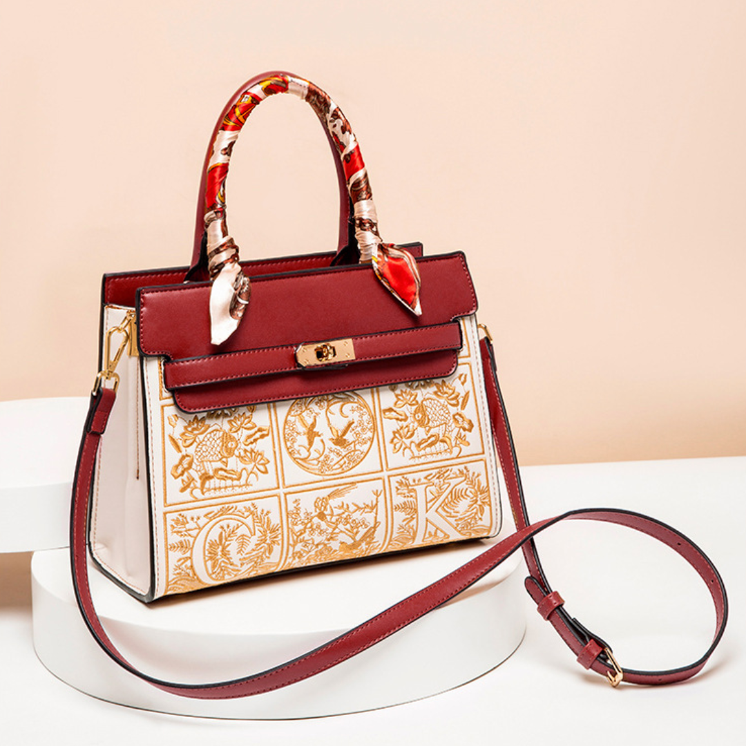 Tang Red 27 Regal Tote