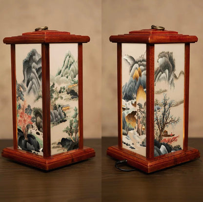 Su Embroidery Palace Silk Lamp