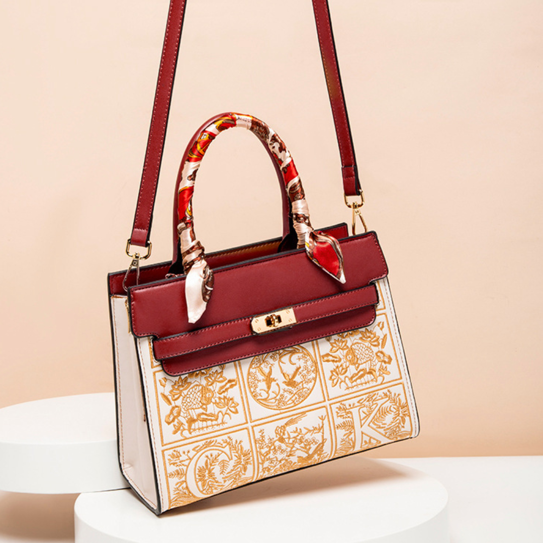 Tang Red 27 Regal Tote