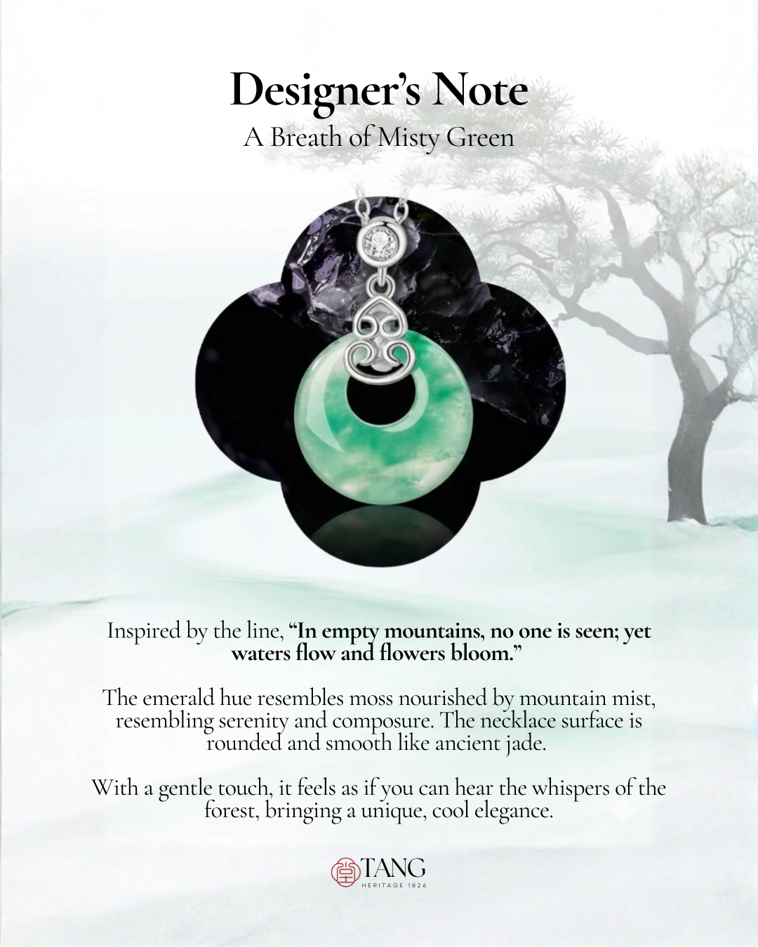 Mountain Mist African Jade Gourd Necklace