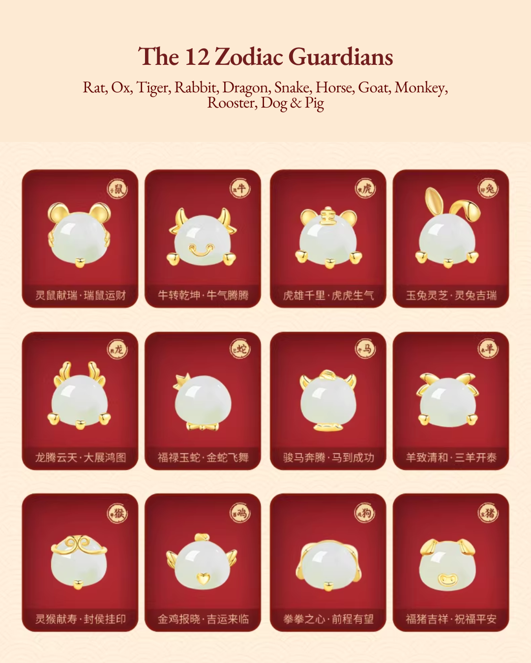 Blessing of Zodiac Red Agate Bracelet