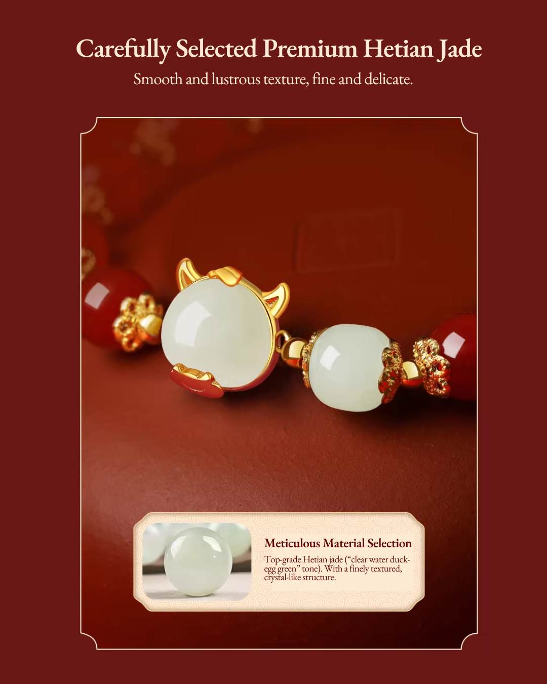 Blessing of Zodiac Red Agate Bracelet