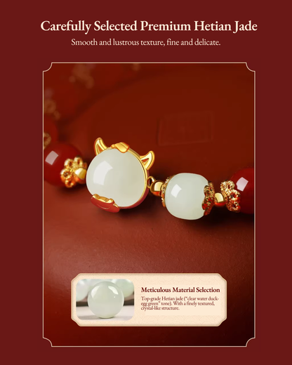 Blessing of Zodiac Red Agate Bracelet