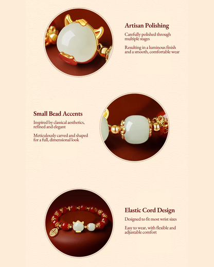 Blessing of Zodiac Red Agate Bracelet