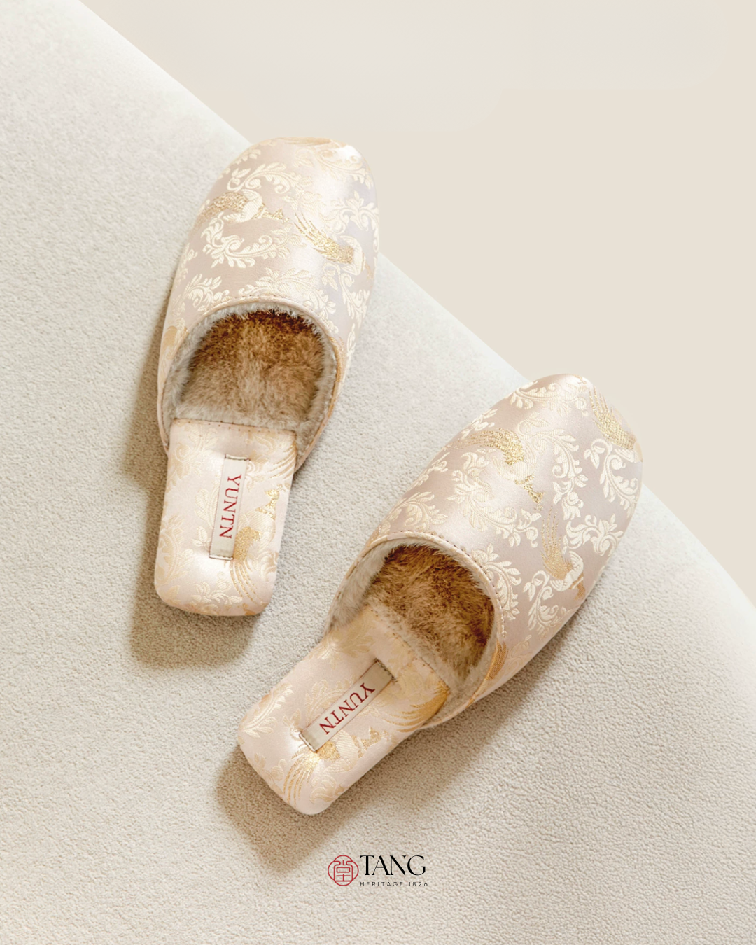 Jade Peacock Luxury Satin Women Indoor Slipper