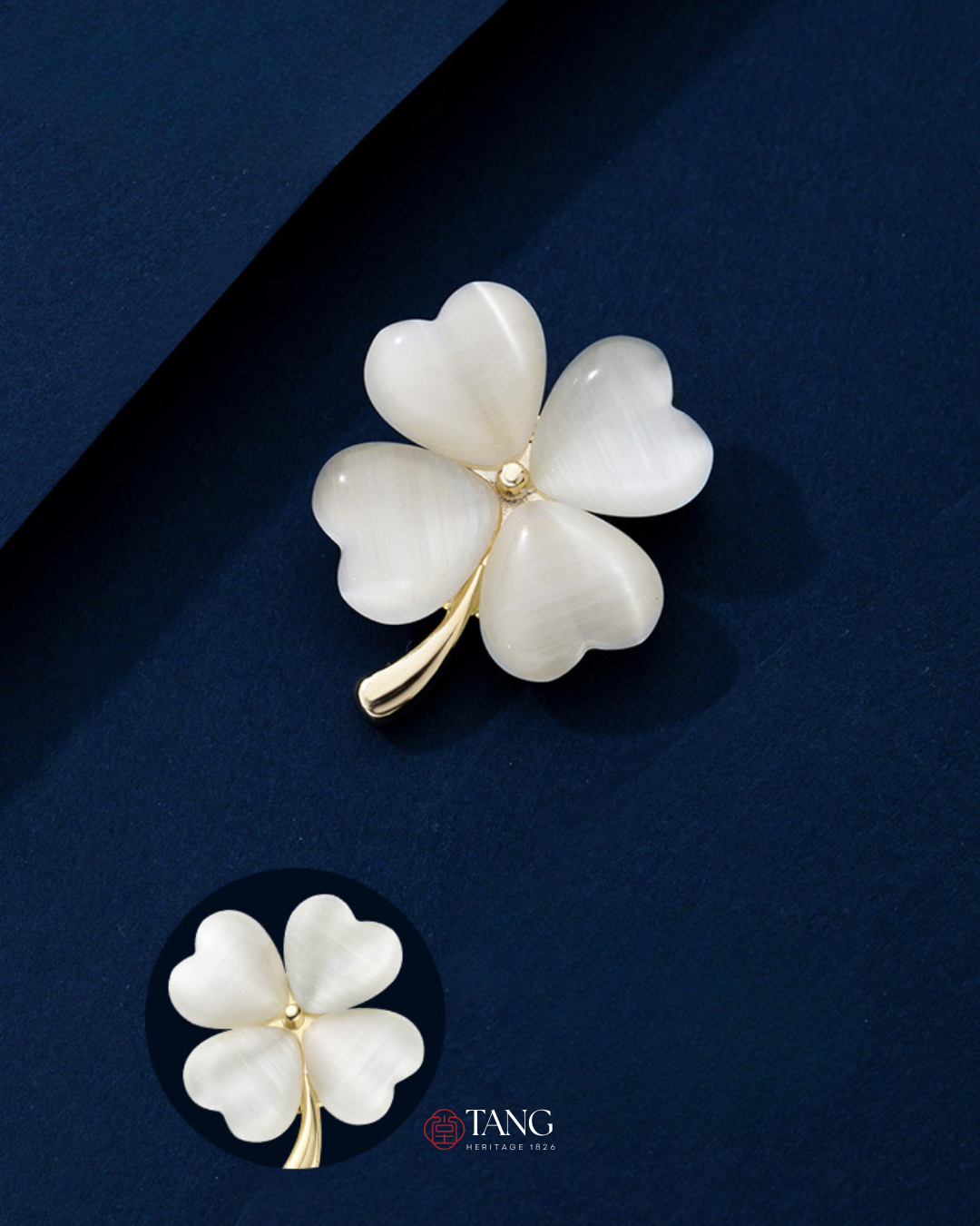 Lucky Clover Brooch