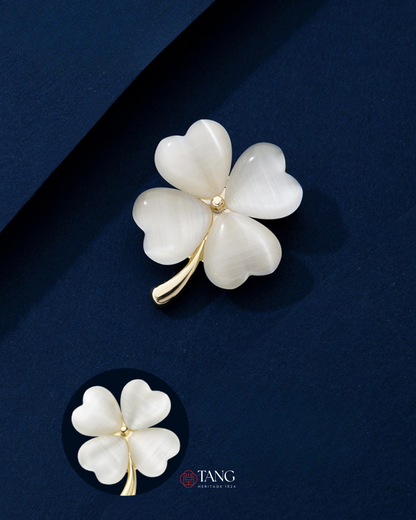 Lucky Clover Brooch