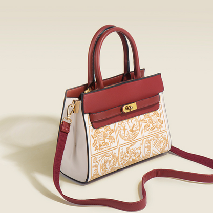 Tang Red 27 Regal Tote