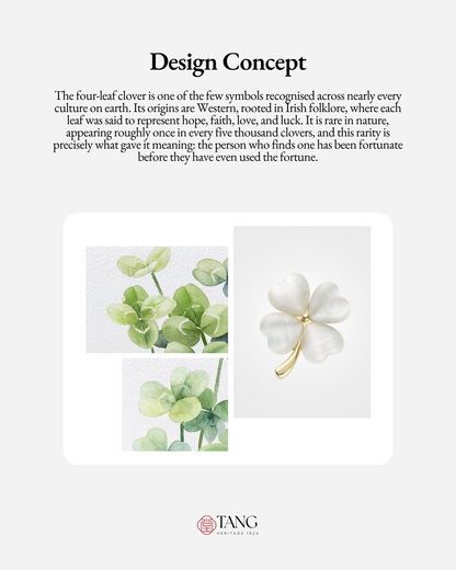 Lucky Clover Brooch
