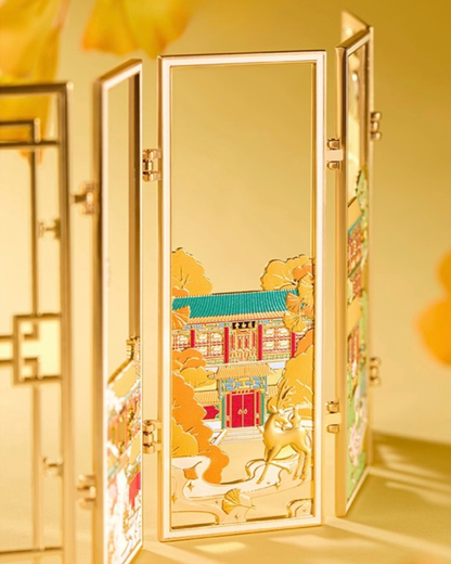 Garden of Golden Pavilions Fridge Magnet