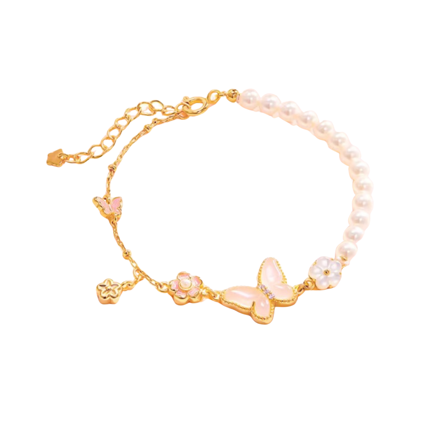 Butterfly Bloom Pearl Jewellery Set