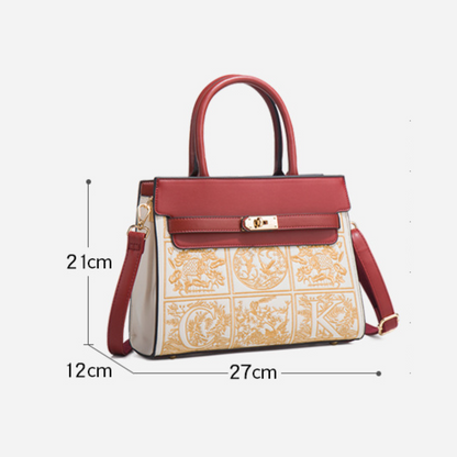 Tang Red 27 Regal Tote