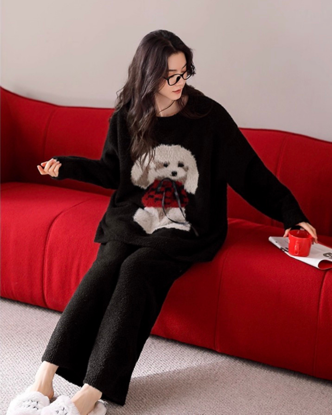 Gǒu Pajamas Set (Long-Sleeve & Pants)