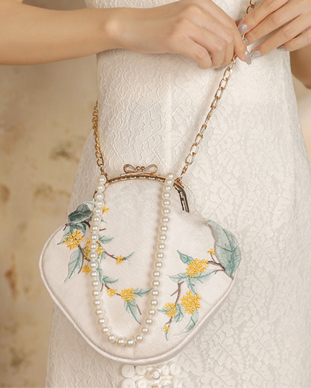 Tang Bloom Osmanthus Clutch