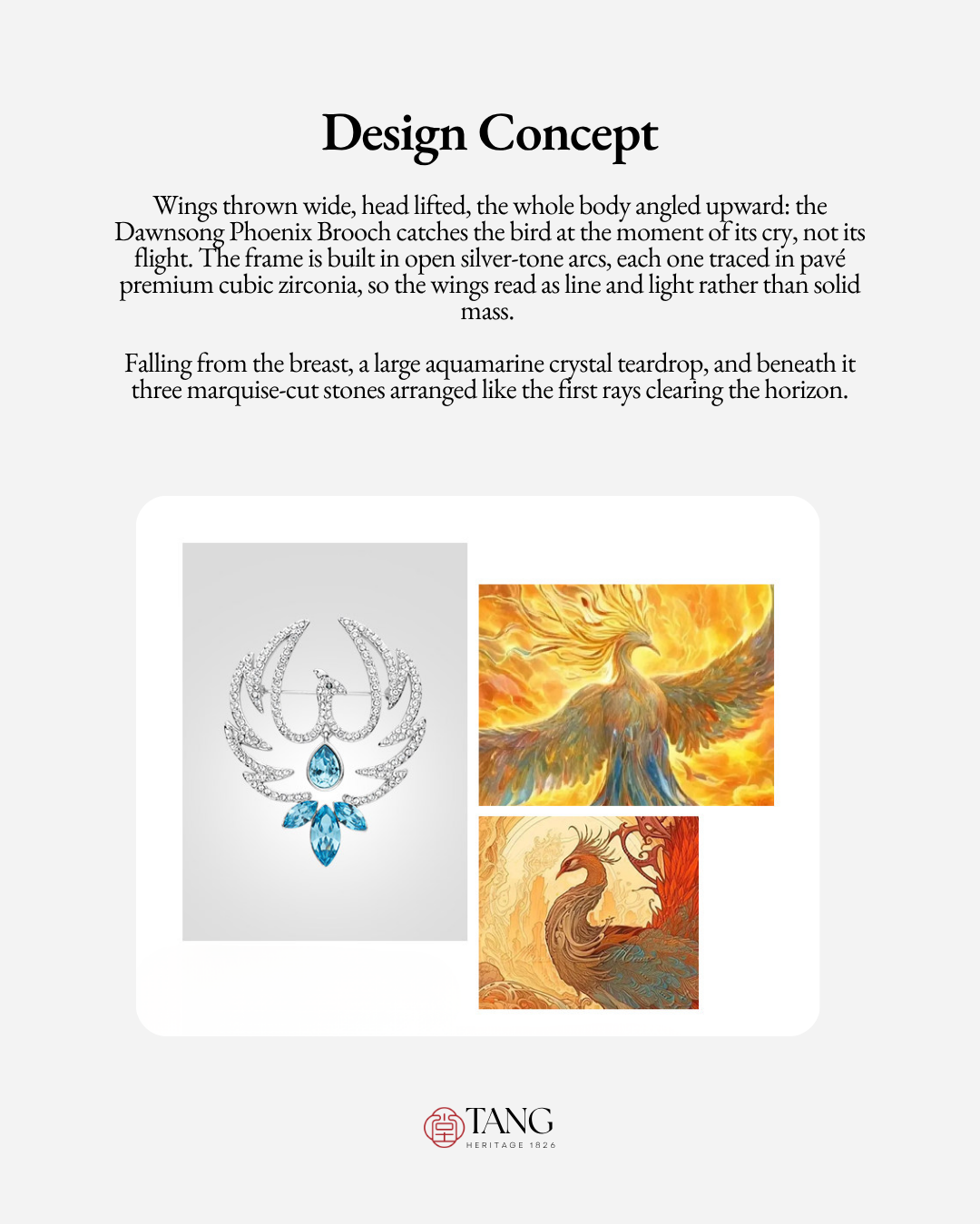 Dawnsong Phoenix Brooch