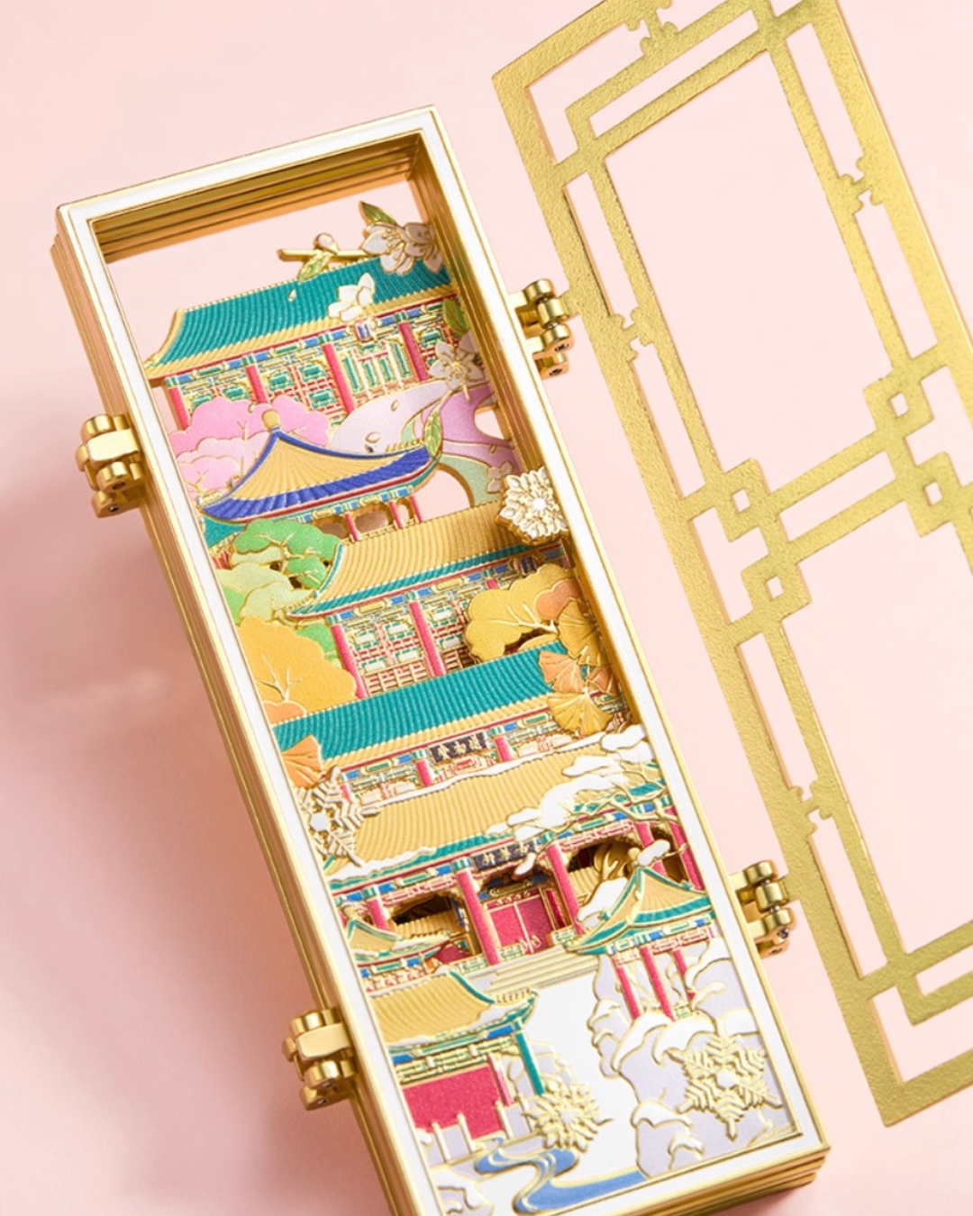 Garden of Golden Pavilions Fridge Magnet