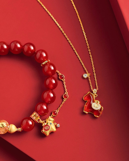 Auspice Horse Jewellery Set