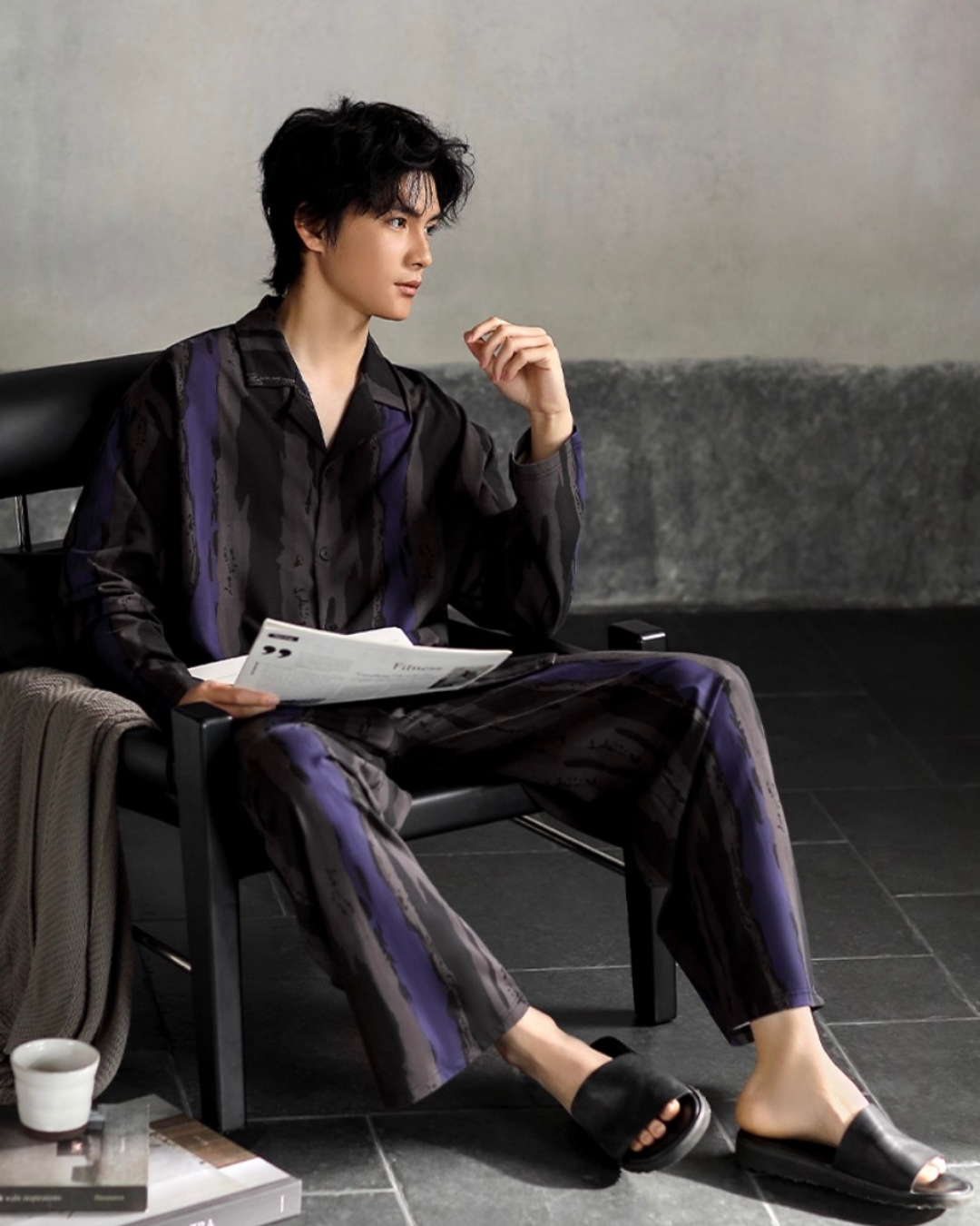 Wǎn Pajamas Set (Long-Sleeve & Pants)