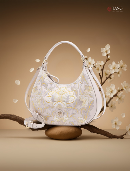 Tang Imperial 25 Embroidered Blossoms Clutch