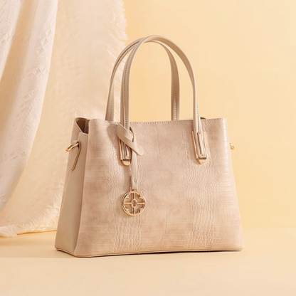 Tang Red 28 Crocodile-Embossed Tote