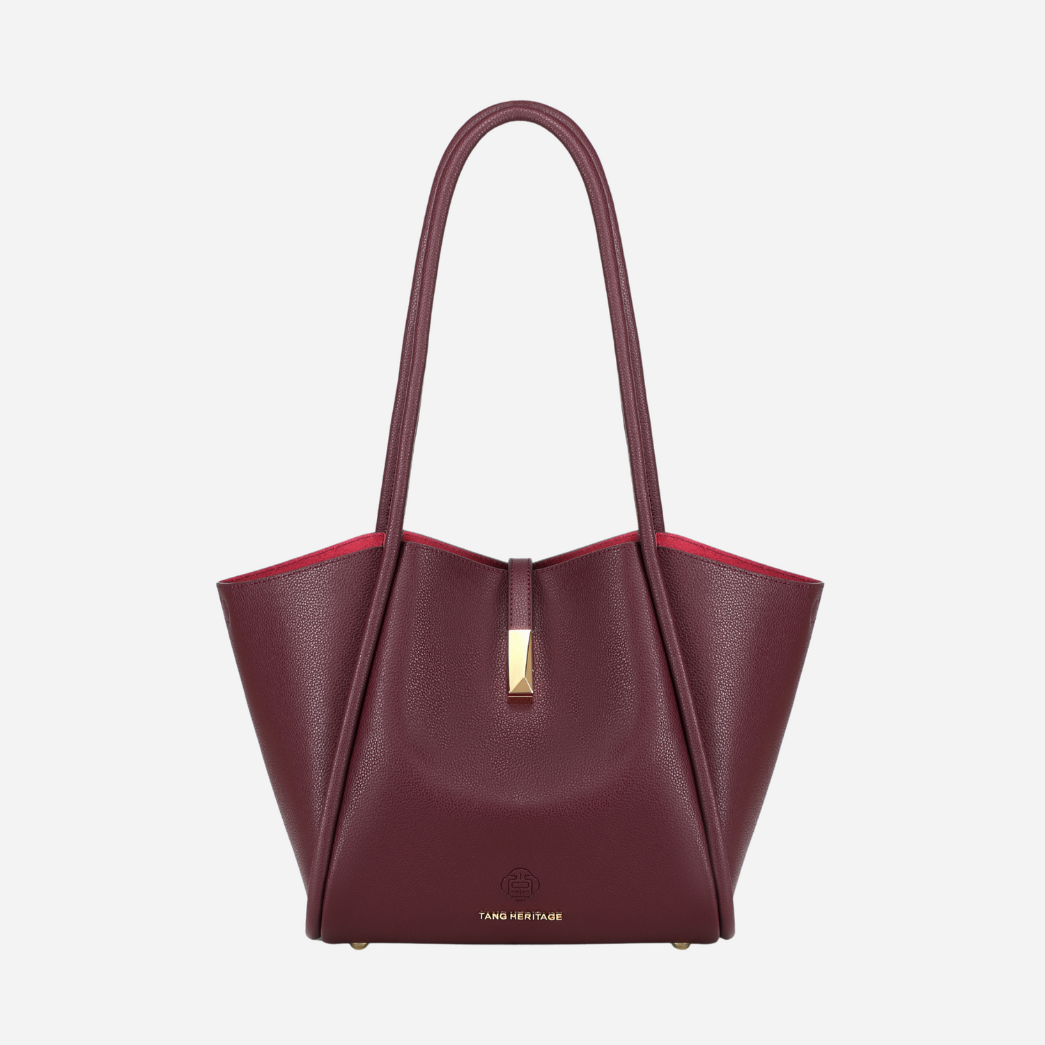 Tang Red 30 Empress Crescent Tote