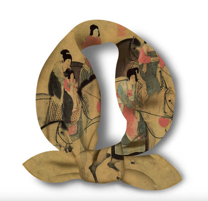"Lady Guoguo’s Spring Outing" Heritage Artwork Silk Scarf