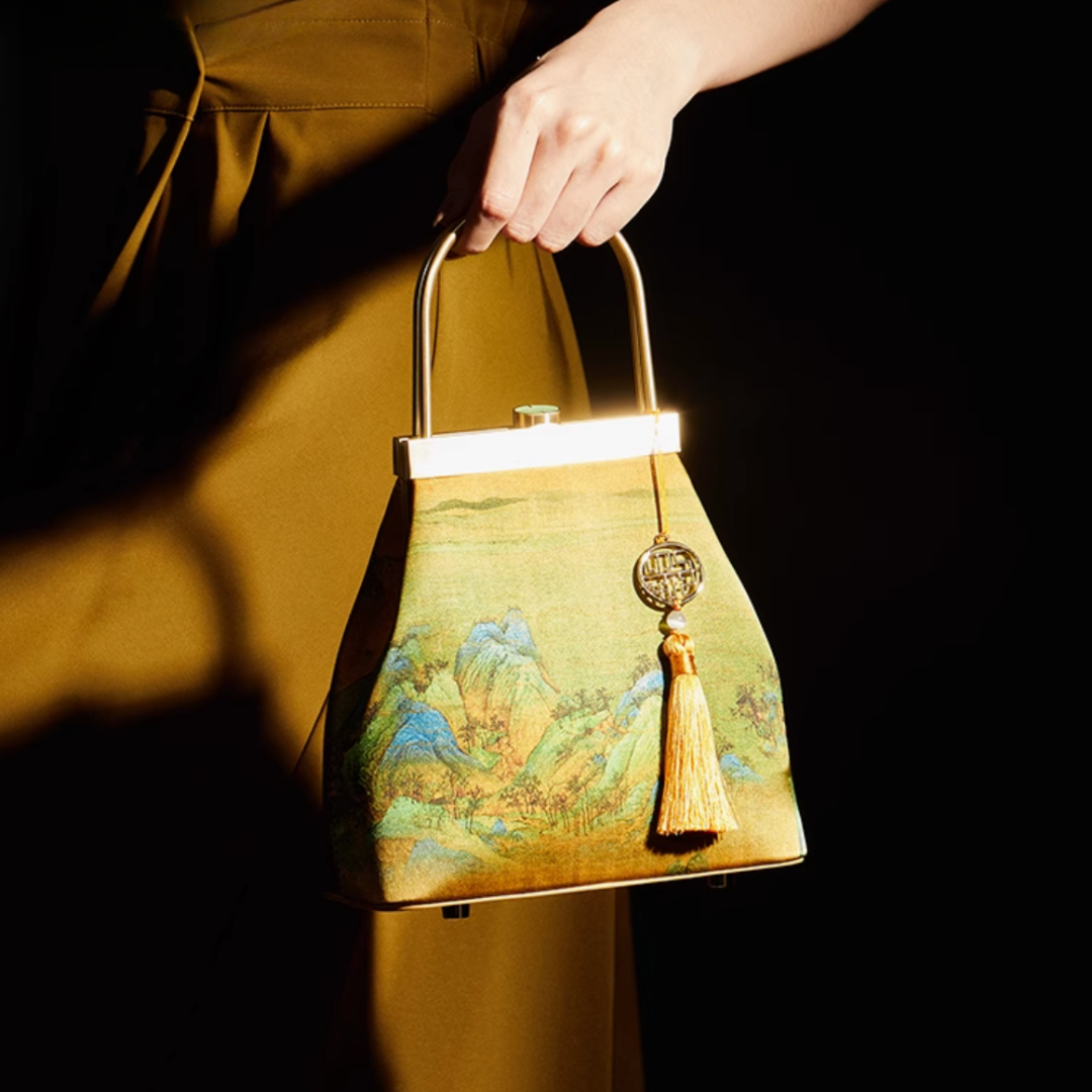 A Thousand Li - Artwork Silk™ Top Handle Clutch Bag