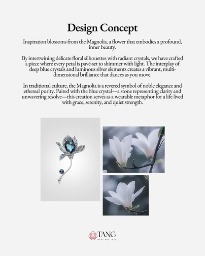 Noble Magnolia Brooch