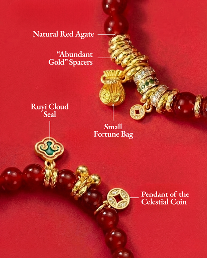 Blessing of Horse Red String Bracelet