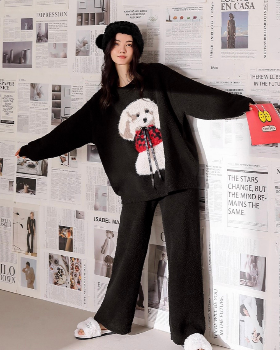 Gǒu Pajamas Set (Long-Sleeve & Pants)