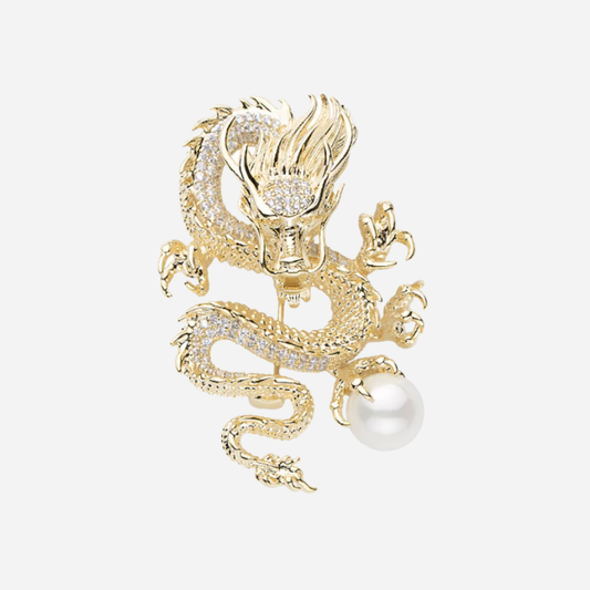 Sovereign Dragon Brooch