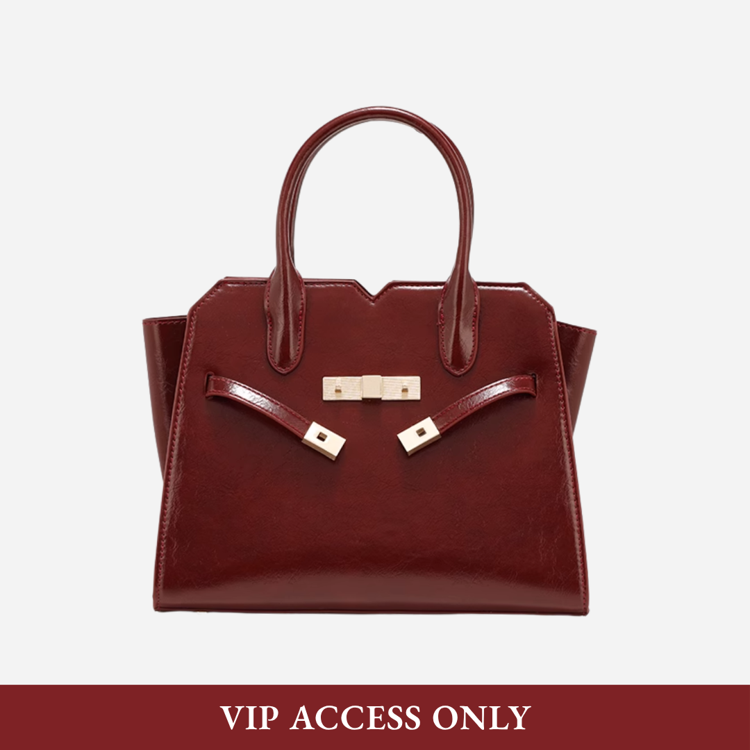 Tang Red 29 Glazed Scarlet Tote