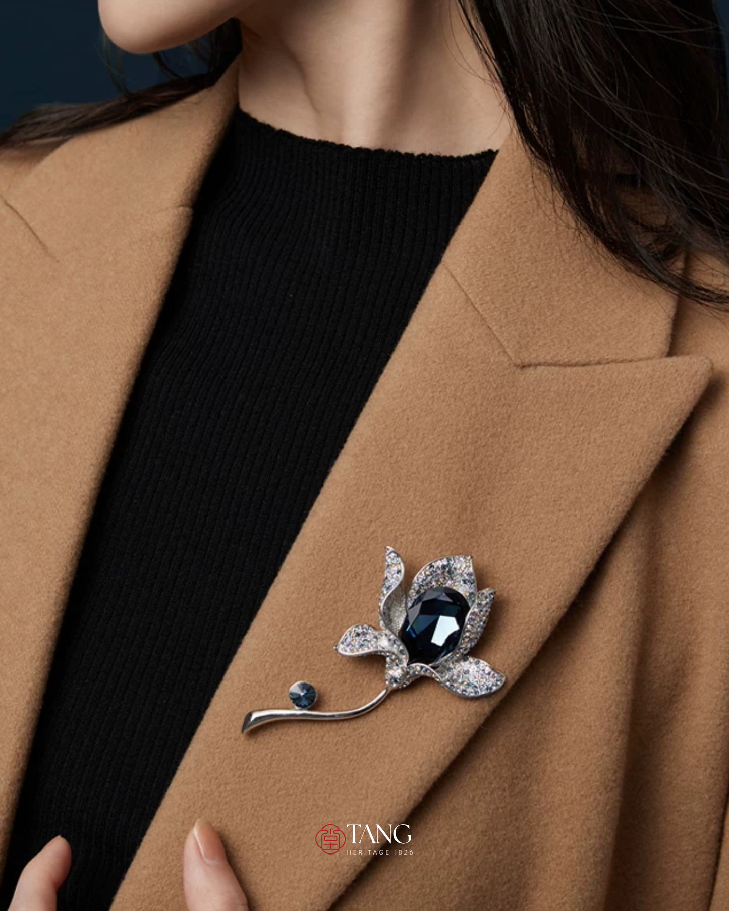 Noble Magnolia Brooch