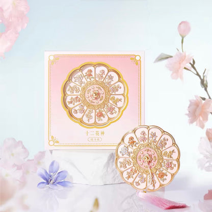 Twelve Flower Goddesses Pocket Mirror