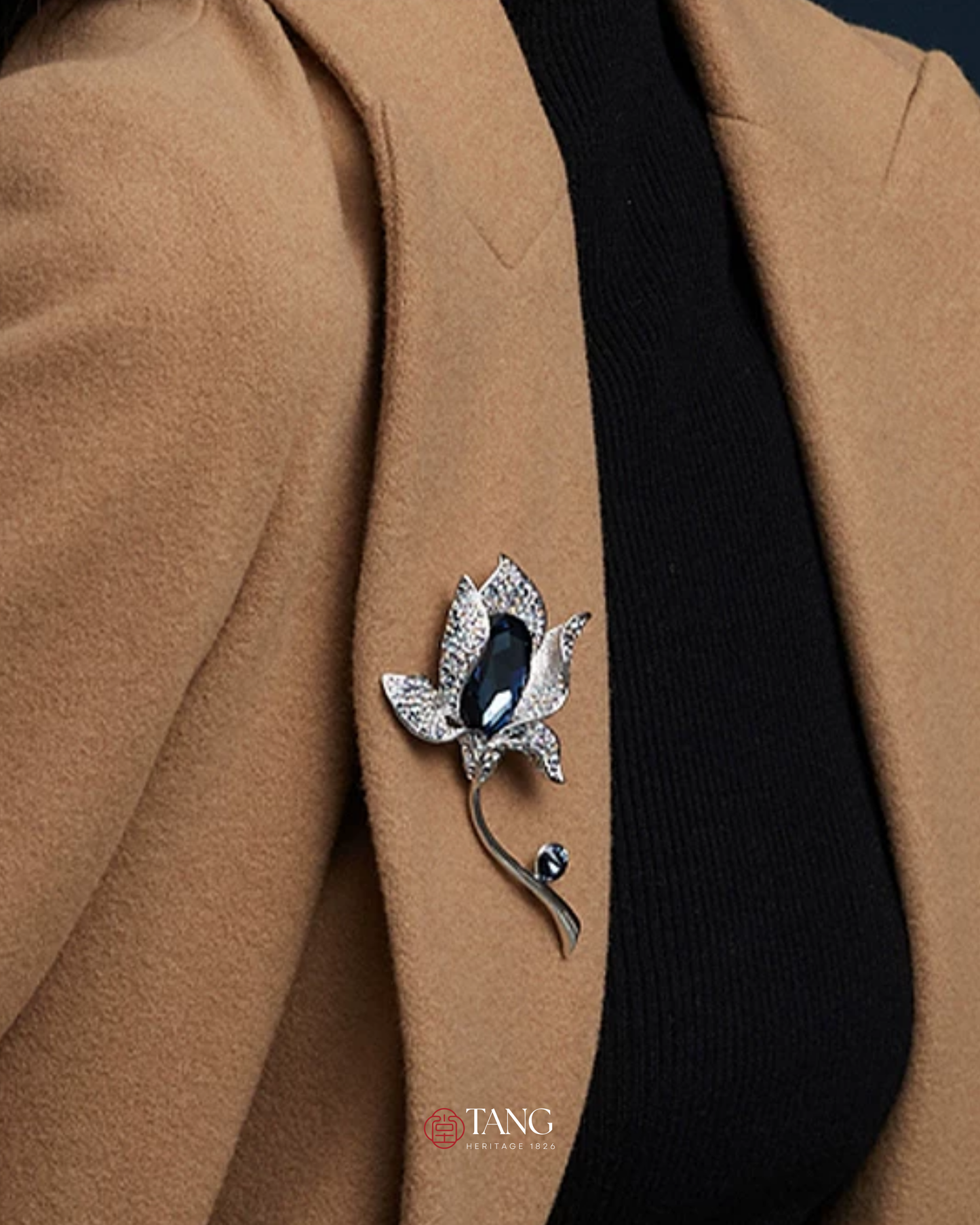 Noble Magnolia Brooch