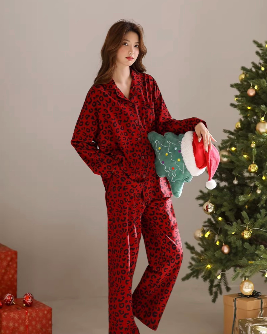 Zhé Pajamas Set (Long-sleeve & pants)