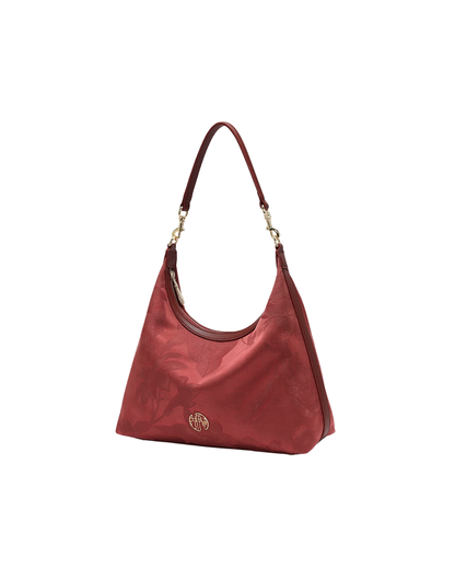 Tang Imperial 25 Cloud Silk Peony Hobo Bag