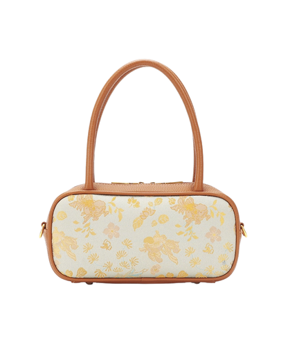 Tang Red 25 Gold Song Brocade Shoulder Bag