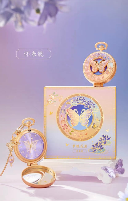 Butterfly Dream Among Flowers Mirror