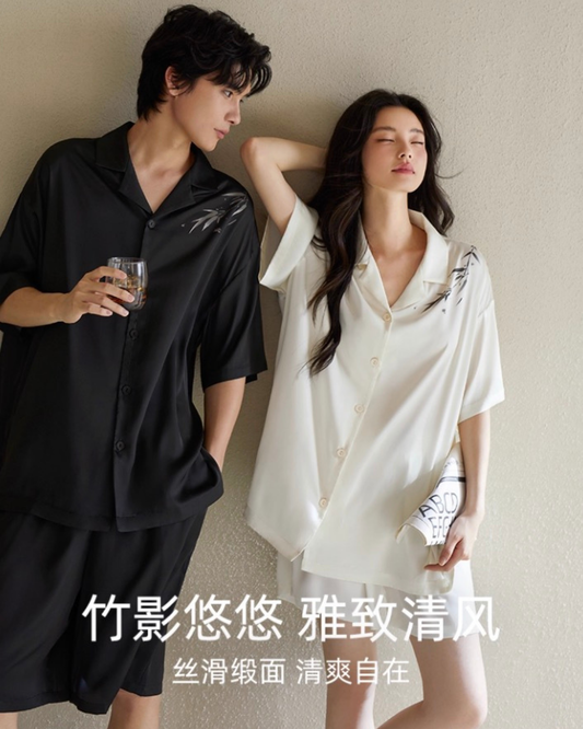 Línn Pajamas Set (Short-Sleeve & Shorts)