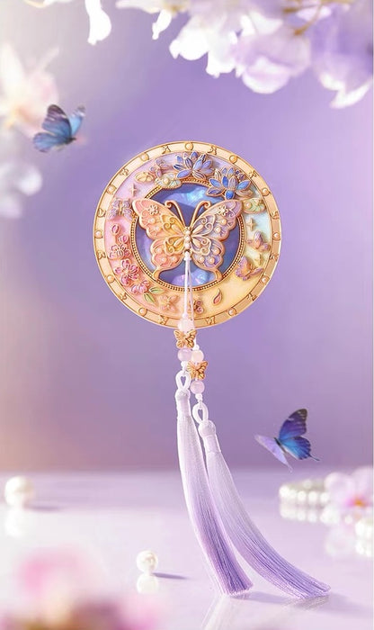 Butterfly Dream Among Flowers Mirror