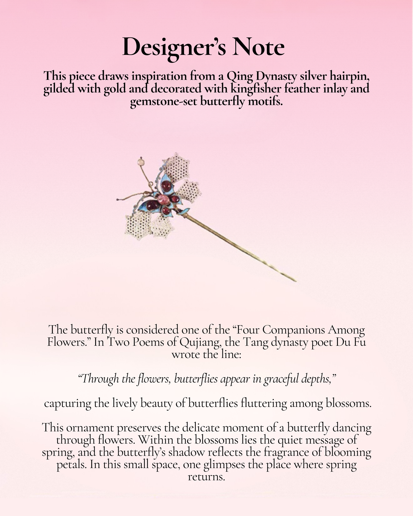 Butterfly Bloom Pearl Jewellery Set